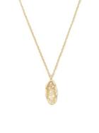 Sole Society Crystal Mini Organic-shaped Pendant Necklace