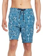 Surfside Supply Shark-print Swim Shorts