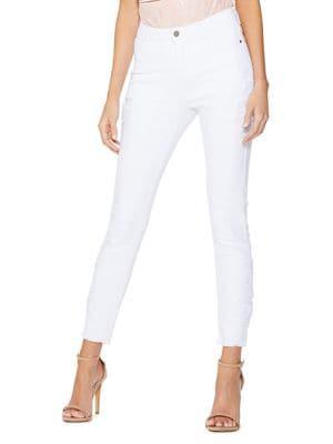 Quiz Skinny Stretch Crochet Jeans
