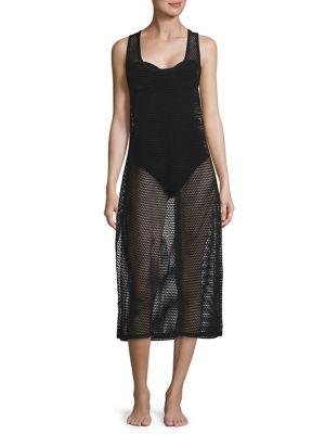 Calvin Klein Mesh Tank Coverup Dress