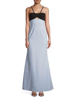 Jill Jill Stuart Cutout Empire Trumpet Gown