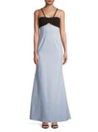 Jill Jill Stuart Cutout Empire Trumpet Gown