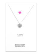 Dogeared Valentine 0.925 Sterling Silver Love Wins Heart Necklace
