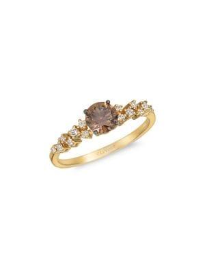 Le Vian 14k Honey Gold, Chocolate Diamond, Vanilla Diamonds, And Nude Diamond Ring