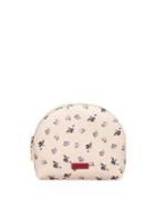 Mango Neceser Fleur Faux Leather Purse