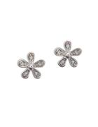 Lauren Ralph Lauren Crystal Floral Stud Earrings