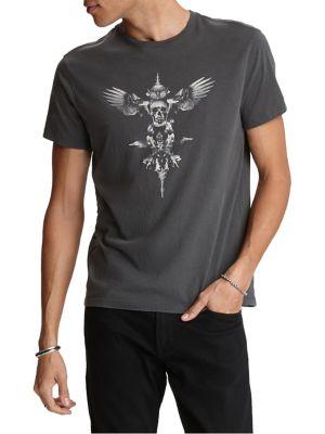 John Varvatos Star U.s.a. Regular-fit Skull Graphic Tee