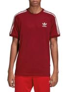 Adidas Striped Raglan-sleeve Cotton Tee