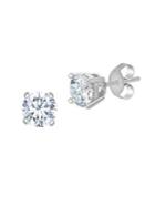 Lord & Taylor 925 Sterling Silver & Crystal Gift Stud Earrings
