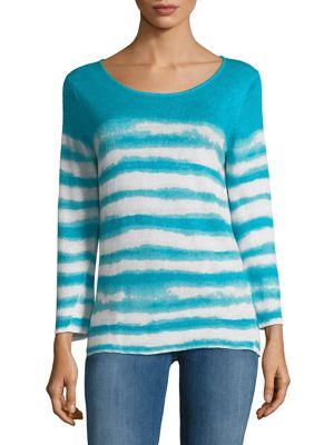 Tommy Bahama Shibori Print Linen Top