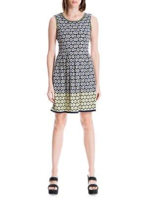 Max Studio Printed A-line Dress