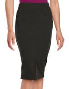 Lord & Taylor Front Slit Ponte Pencil Skirt