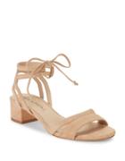 Via Spiga Taryn Suede Lace-up Sandals