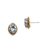 Sorrelli Washed Waterfront Quince Crystal Stud Earrings