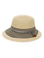 Scala Striped Straw Hat