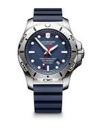 Victorinox Swiss Army Inox Stainless Steel Professional Rubber Strap Watch