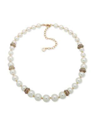 Anne Klein Beaded Crystal Necklace