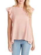 Jessica Simpson Moya Lace Trim Top