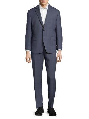 Lauren Ralph Lauren Ultraflex Slim-fit Plaid Wool Suit