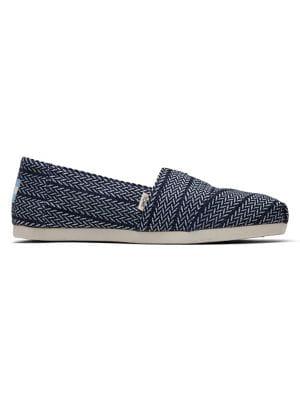 Toms Women's Classic Large Herringbone Woven Flats