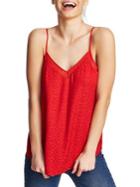 1.state Animal-print V-neck Camisole
