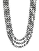 Nadri Three-row Simulated Faux Pearl Necklace- 18 In.