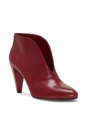 Vince Camuto Eckanna Leather Cone Heel Shooties