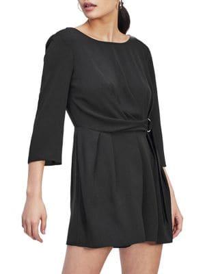 Miss Selfridge Long Sleeve D-ring Playsuit