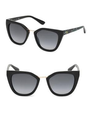 Guess 52mm Butterfly Sunglasses