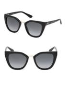 Guess 52mm Butterfly Sunglasses