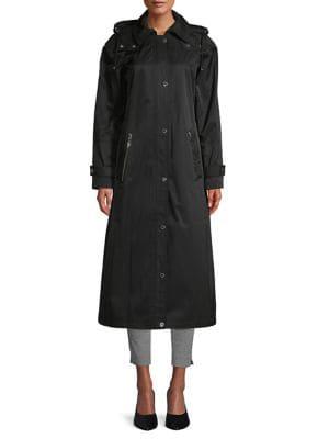 Calvin Klein Button-front Cotton-blend Coat