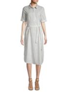 Vero Moda Striped Belted Shirtdress