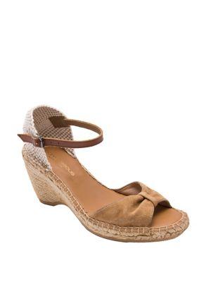 Andre Assous Laetia Bow Suede Espadrilles