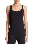 Lord & Taylor Stretch Roundneck Tank
