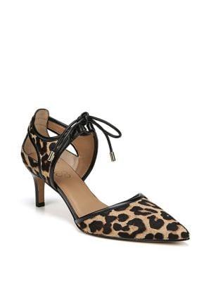 Franco Sarto Darlis2 Leopard Print Calf Hair Pumps