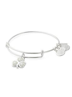 Alex And Ani Charity By Design Shamrock Charm Bangle