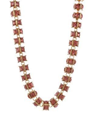 Christian Siriano Goldtone And Stone Collar Necklace