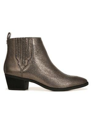 Circus By Sam Edelman Hartford Metallic Point-toe Booties