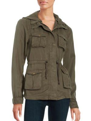 Design Lab Hooded Utility Jacket