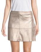 Highline Collective Metallic Mini Skirt
