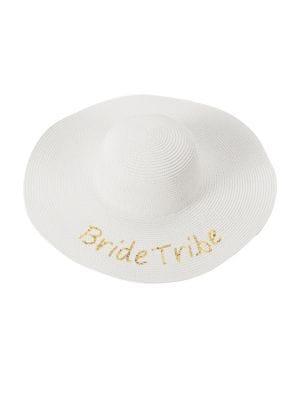 Cathy's Concepts Bridesmaid Gifts Sequin Straw Sun Hat