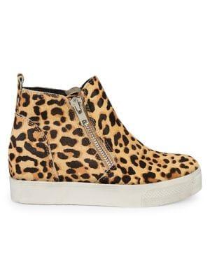 Steve Madden Leopard-print Calf Hair Shoes
