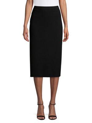 Karl Lagerfeld Paris Textured Cotton-blend Skirt