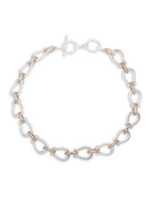Lauren Ralph Lauren Two-tone Link Toggle Necklace