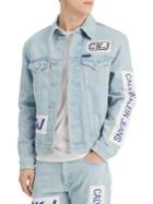 Calvin Klein Jeans Logo Denim Trucker Jacket