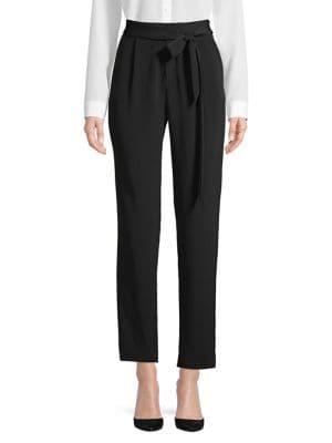 H Halston Slouchy Tie-waist Pants