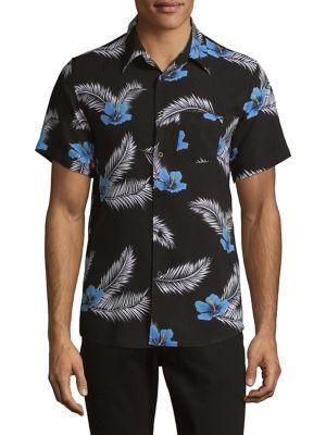 Reason Floral Button-down Shirt