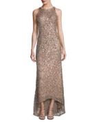 Adrianna Papell Sleeveless Sequined Dress