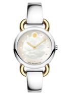 Movado Women's Linio Two-tone Silver & Gold Stainless Steel Quartz Watch