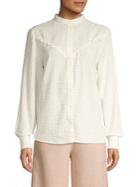 The Fifth Label Jacquard Button-front Blouse